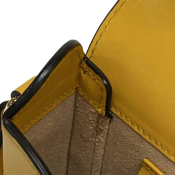 Auth GUCCI Horsebit 1955 625615 Yellow Leather Shoulder Bag - Picture 14 of 16